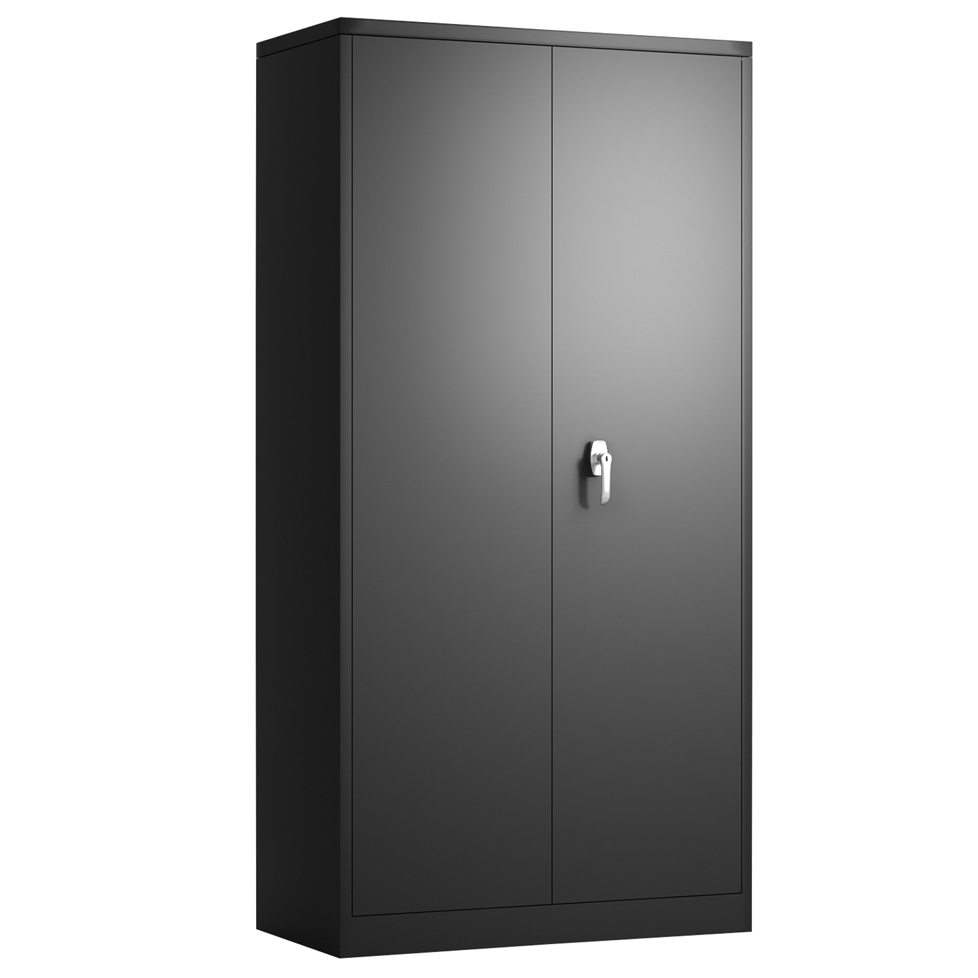 Tennsco 66 H x 36 W x 18 D Storage Cabinet Finish: Black