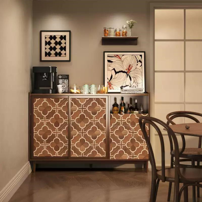 Buffet de meubles de style rétro