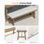 Ensemble de table de salle à manger en aluminium 6 pièces Seehill-869250907