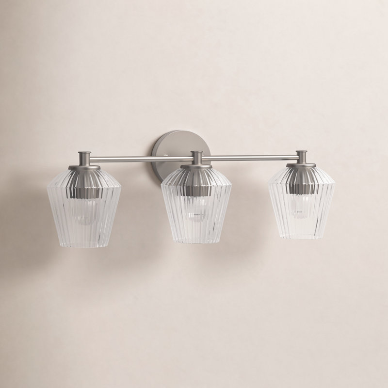Depner 3 - Light Dimmable Vanity Light, Brushed Nickel