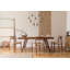 Portinatx 9-Light Linear Chandelier in Satin Black with Hammered Gold by Breegan Jane