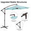 Parasol en porte-à-faux 10 pi Hawkinsville-1817362659