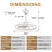 Chantrice 24" Reversible LED Ceiling Fan with Light and Remote, 6-speed Dimmable Ceiling Fan-1739666414