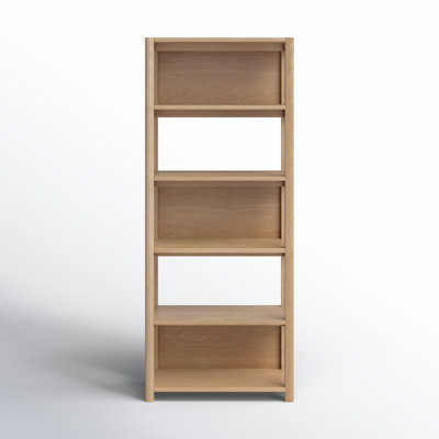 Versa 77'' H x 31.5'' W Solid Wood Standard Bookcase