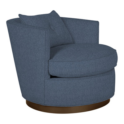 Bernadette By Michael Weiss Swivel Barrel Chair