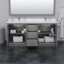 Ensemble de meuble-lavabo double 72 po Icon-73102692-73102691-125003442