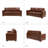 Fournier 83.46'' Genuine Leather Square Arm Sofa with Pillows-70602457