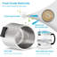 Distillateur d'eau de comptoir de 1,1 gallon, 0,4 gal / h VEVOR, acier inoxydable 1750W