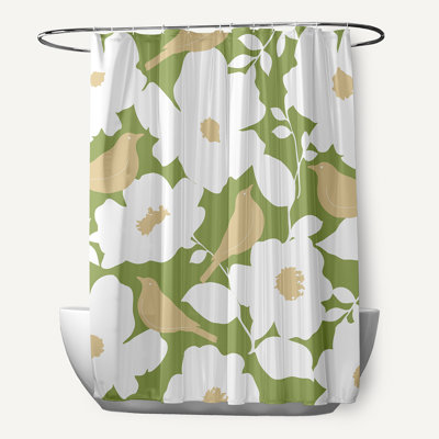 Christine Floral Shower Curtain