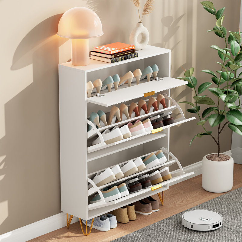 20 Pair Flip Down Shoe Storage