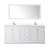 Avery 80'' Double Bathroom Vanity with Marble Top-80216453-51712106-51712107