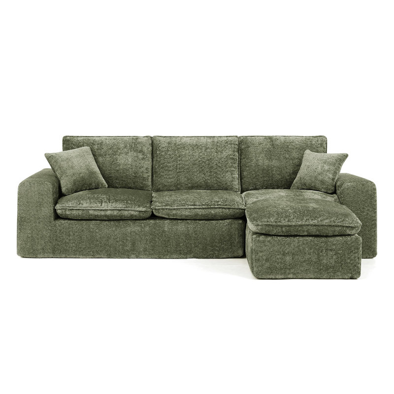 Comfy Cloud Couch avec coussin, Vert