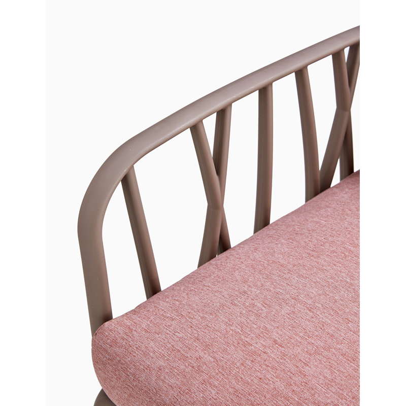 Canapé de jardin pour l'intérieur et l'extérieur avec canapé et coussins moelleux pour l'extérieur