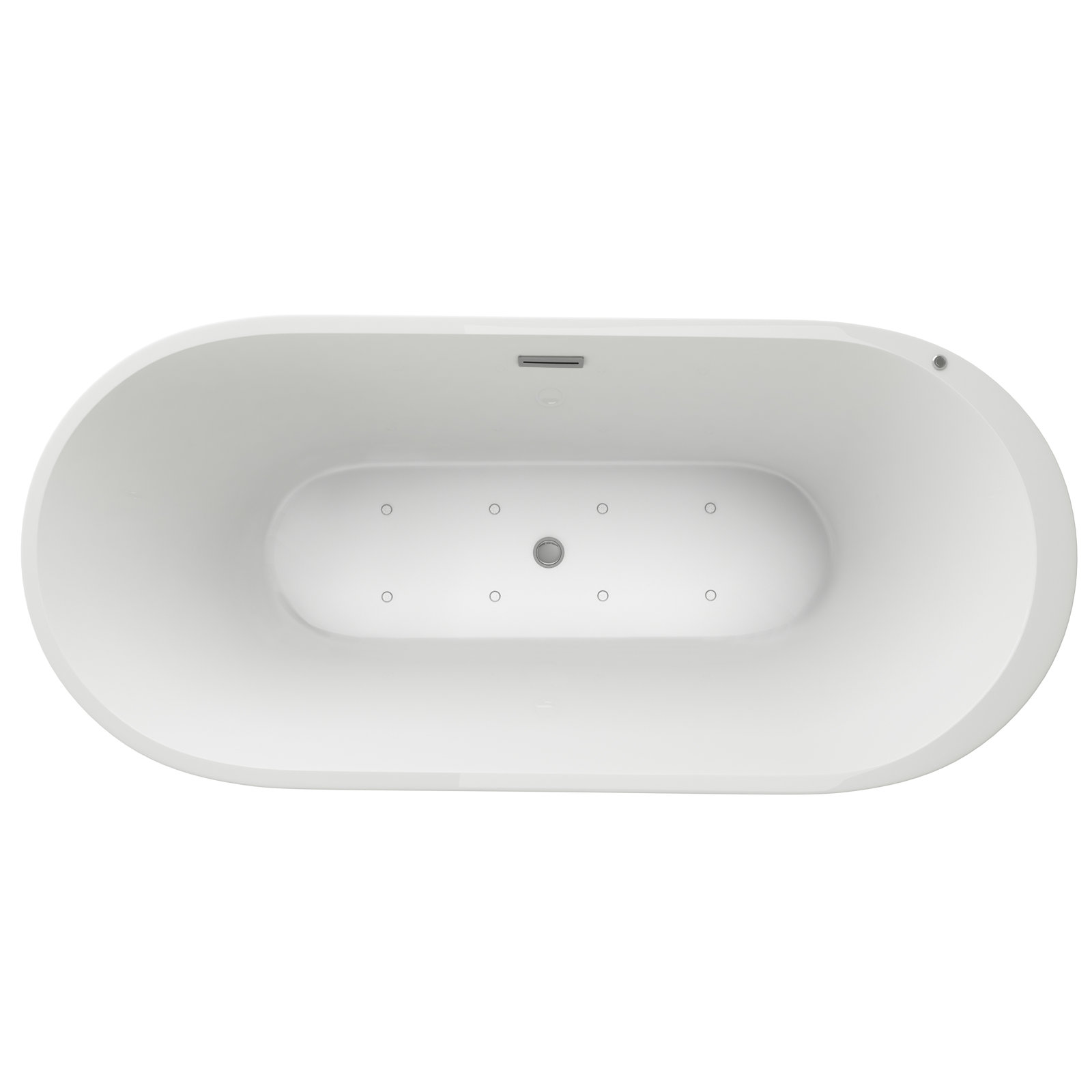 Contemporary-Modern 67'' Air Acrylic Bathtub