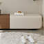 Banc de rangement rembourré en cuir Steph-1953190316
