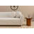 Stylish Corner Sofa, White & Beige, 107.5 x 63.8 x 33.9 inches | Durable 100% Polyester Fabric, Beech Wood & Chipboard Frame | Comfortable 8 cm Grey Foam + 5 cm Feather Cushions | Includes 2 Pillows, Walnut Legs, Dry-Cleanable Design-1555096904-1555096907