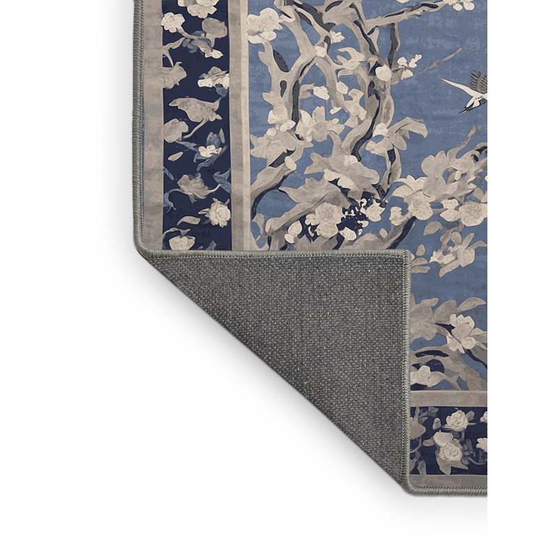 Tapis gris soyeux et moelleux, Rectangle 2 pi x 3 pi