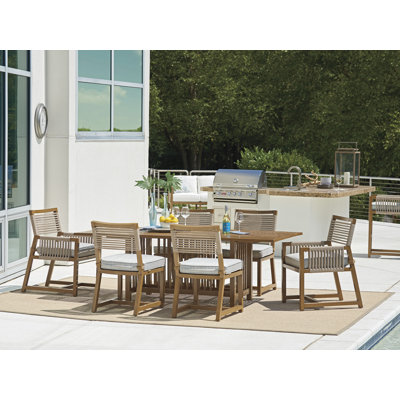 St Tropez 7 - Piece Dining Set with Cushions
