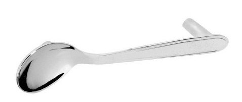 3-3/4" Spoon Cabinet Pull Matte Chrome