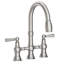 Jacobean Pull Down Kitchen Bridge Faucet-1232063105-1231961799