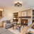 3-light Semi Flush Mount Light 