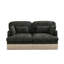 Canapé modulaire 69 po en chenille à imprimé léopard confortable - Canapé modulaire moderne avec garniture à pampilles, assise profonde, dossier ergonomique, assemblage facile-129606618