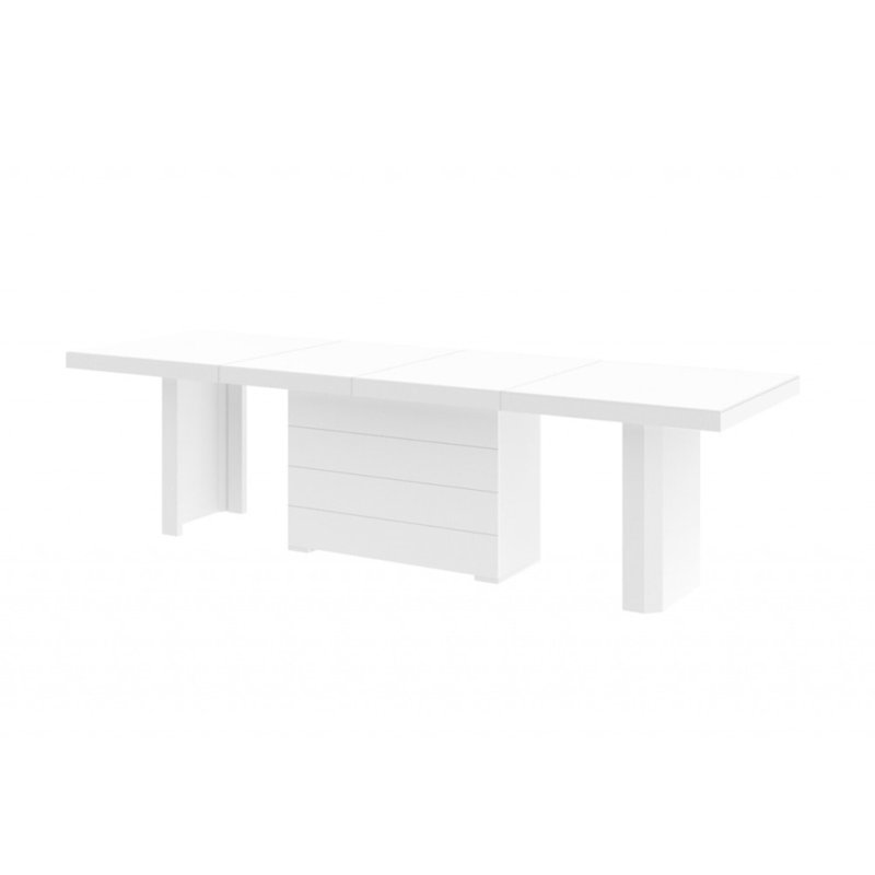 Chonna Extendable Dining Table, White