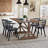 Majidah Solid Wood Arm Chair in Black