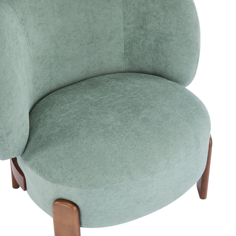 Fauteuil à oreilles sans accoudoirs, Vert