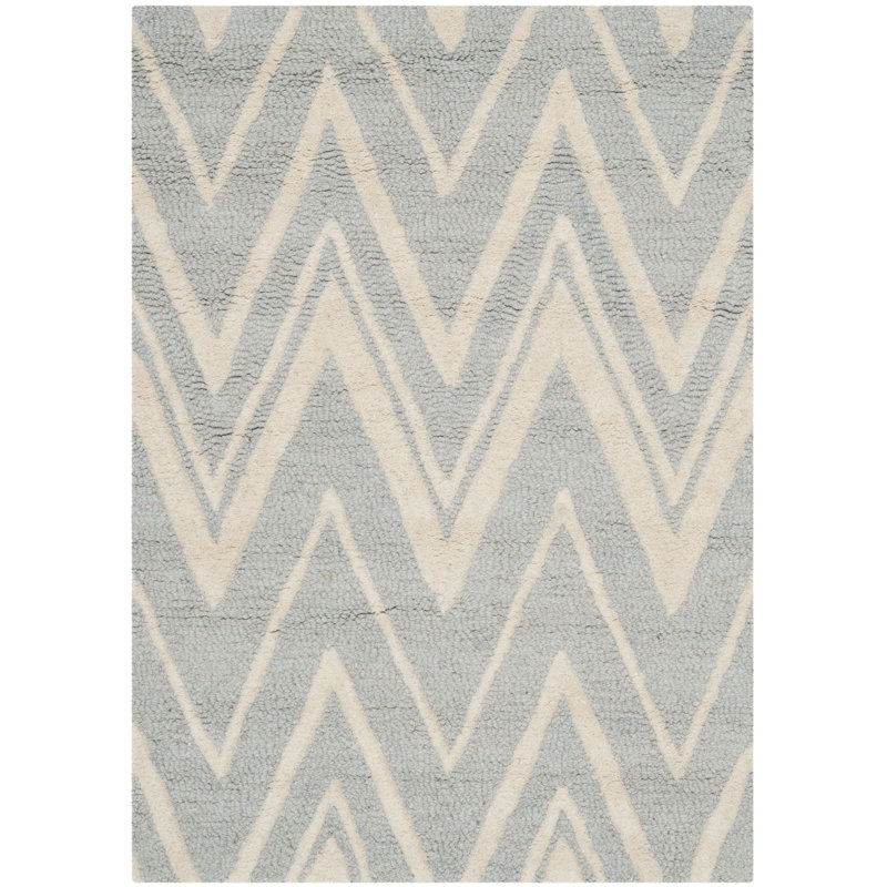 Tapis en laine touffeté à la main Sanyla, Rectangle 2 pi x 3 pi