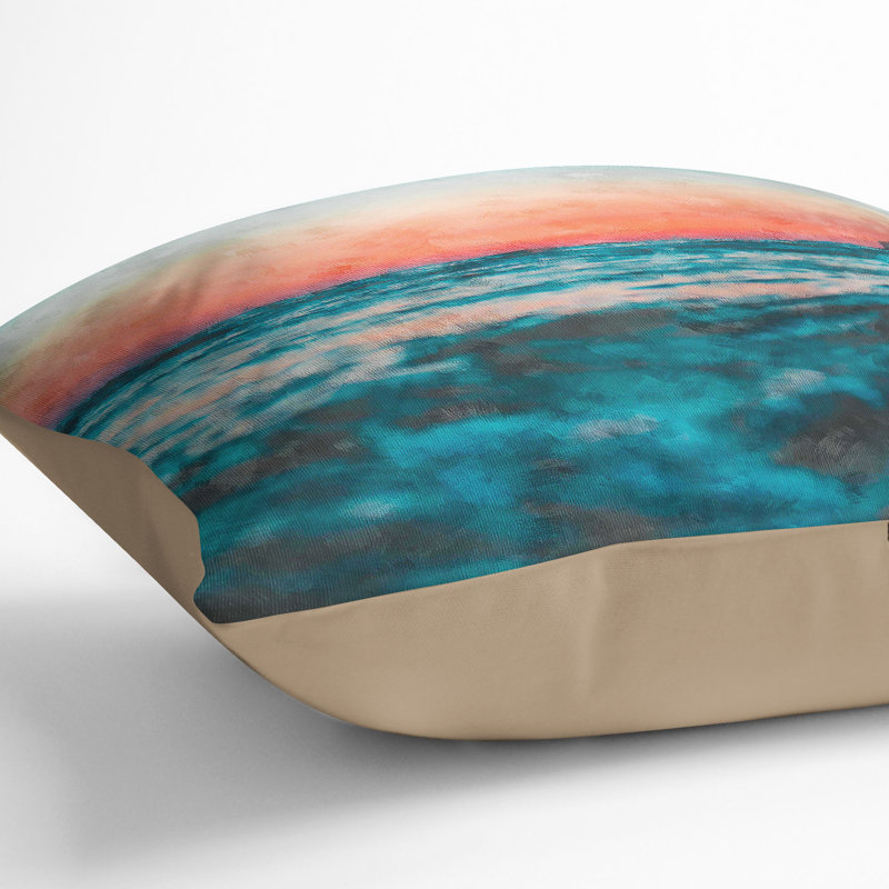 Square Cushion, 40cm H x 40cm W x 15cm D, Stone