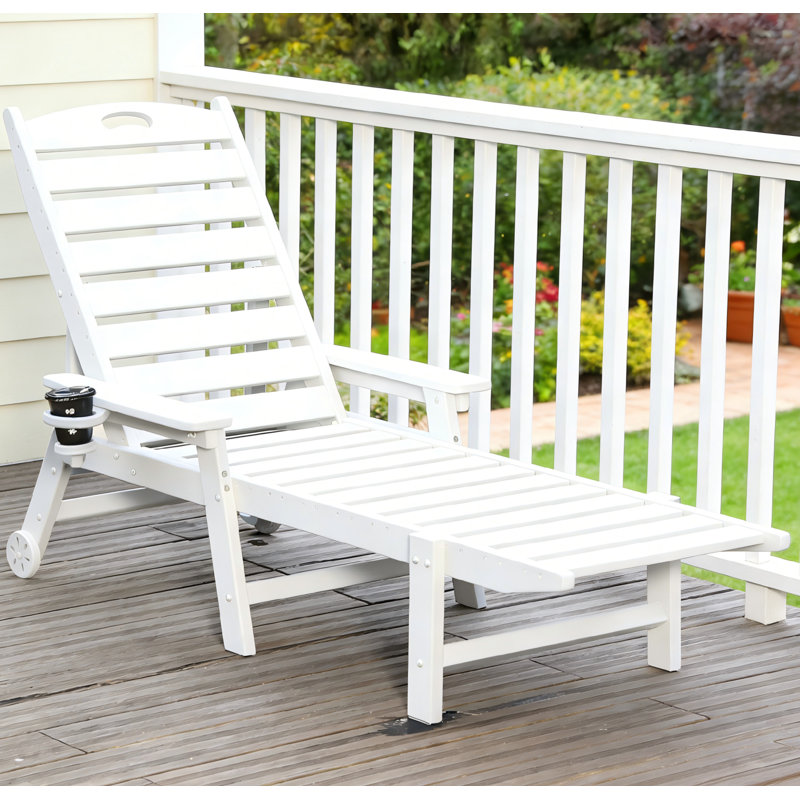 Méridiennes d'extérieur Hdpe, Blanc
