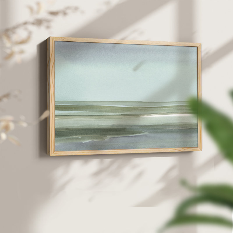 Aqua Reflections I -Framed Print - Restickable