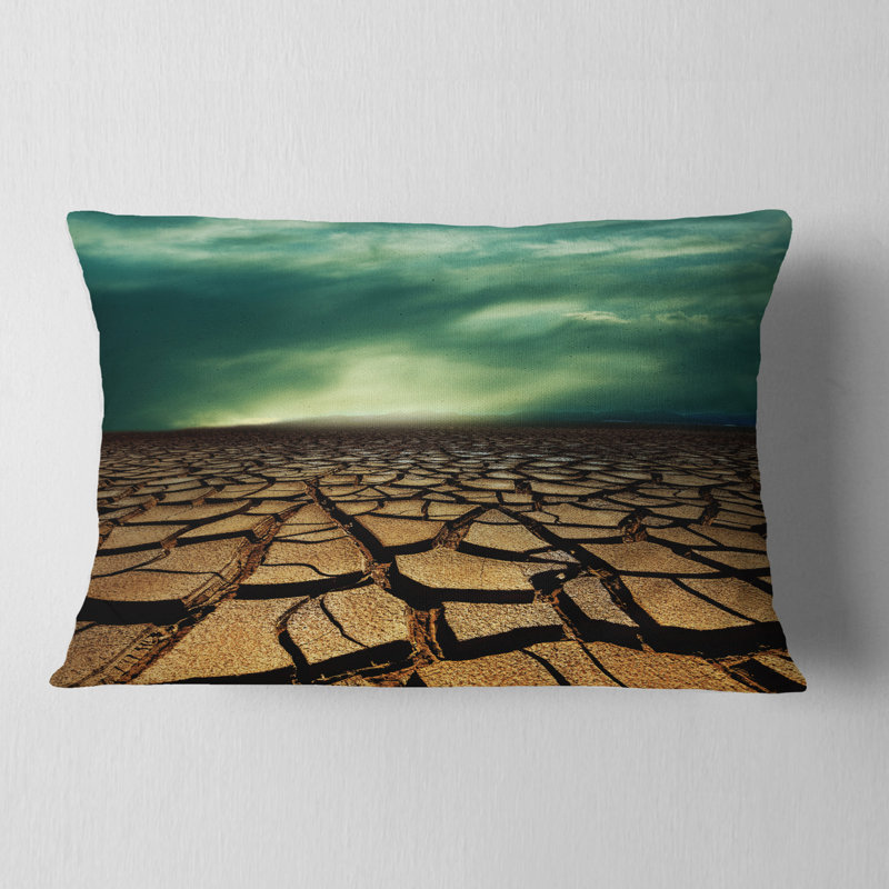 Oreiller de la sécheresse paysage, Rectangulaire, 12 po x 20 po