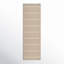 Tapis brun / gris clair en laine tissé à plat à la main Creekmont-89485726