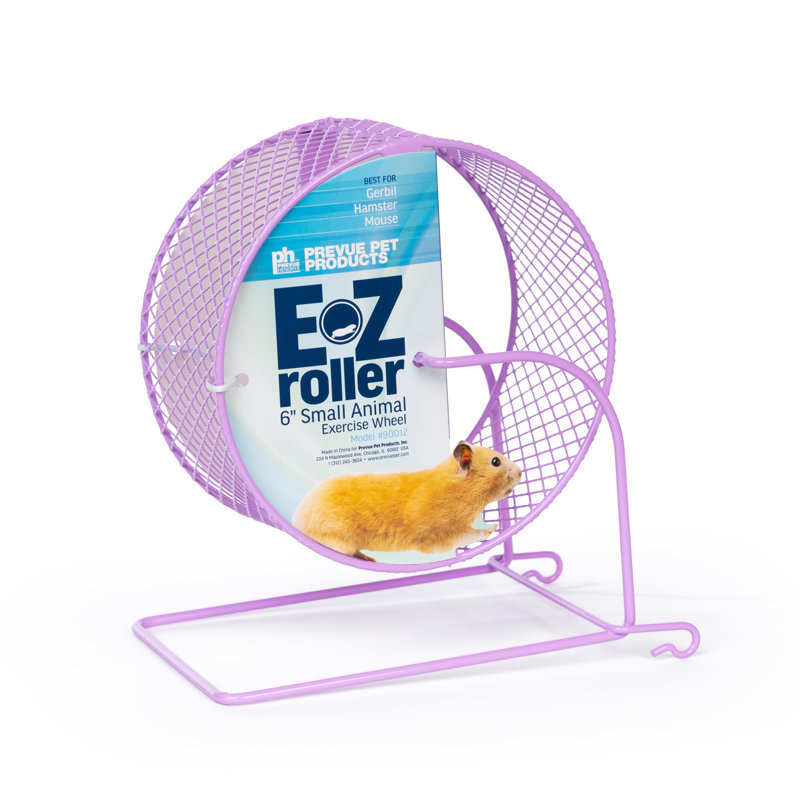 E-Z Roller Exercise Wheel / gerbil, dwarf hamster, mouse, 7.5" H x 4.25" W x 7" D