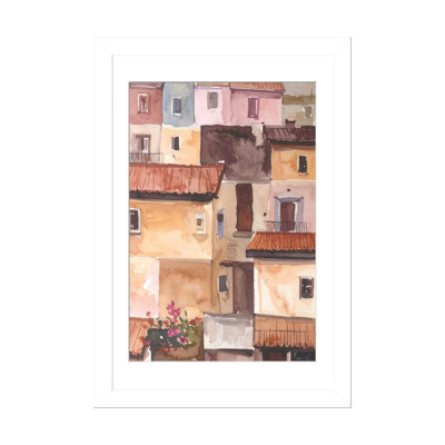 «Takes A Village I», reproduction d'art mural, papier d'art encadré