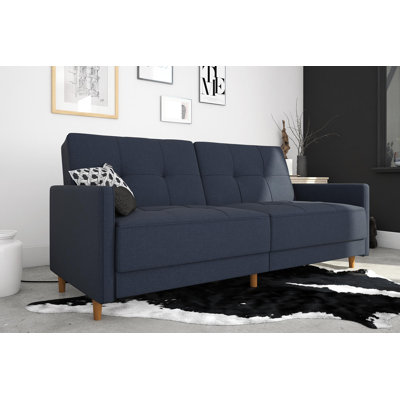 Abel 3 Seater Linen Blend Sofa Bed