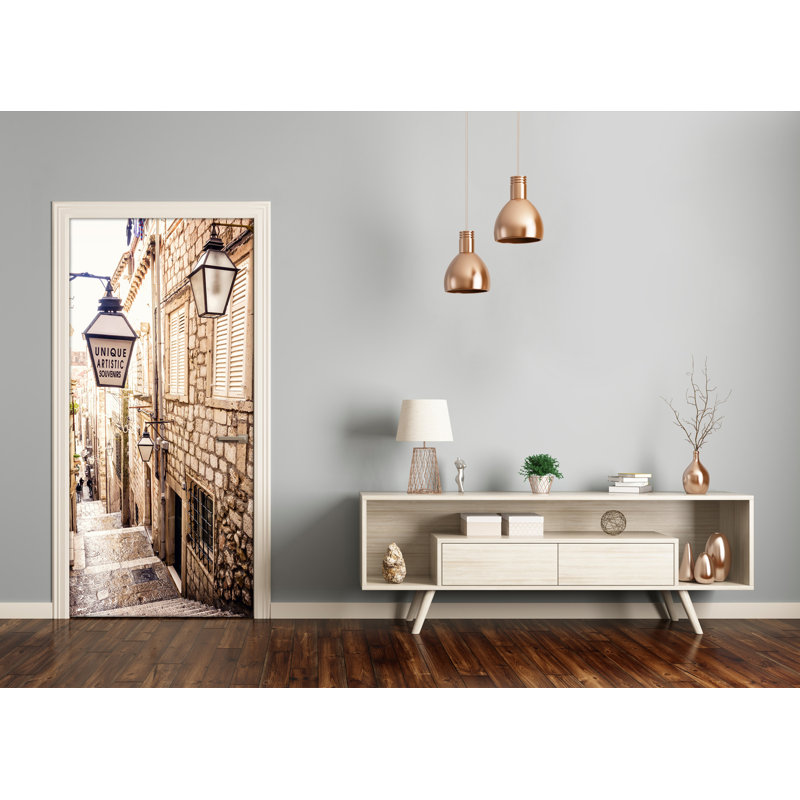 Old Town Street Door Decal