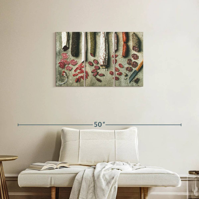 Yarlin Meat, 20" H x 33" W