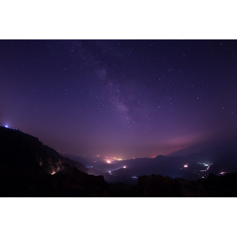 Milky Way Galaxy - Wrapped Canvas Print, 51cm H x 76cm W x 3.8cm D