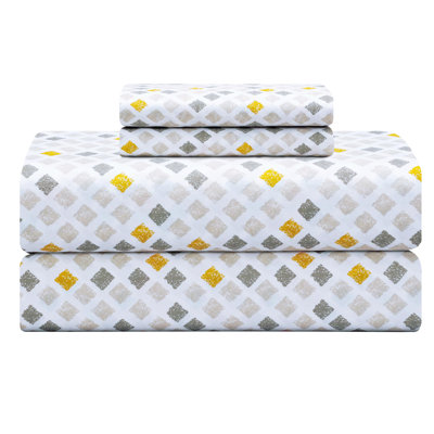  100% Cotton Sheets, 300 Thread Count Percale Weave Bedding, 16" Deep Pocket