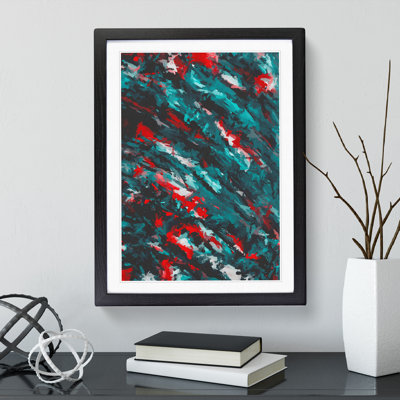 Twist and Turns Abstract - Framed Print