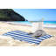 Serviette de plage surdimensionnée en coton - Grande serviette de piscine 70 x 35 pouces, serviette de bain à rayures à séchage rapide-1800598145