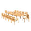 Rectangle 12 - Person 118" Long Teak Dining Set-862114128-846423338