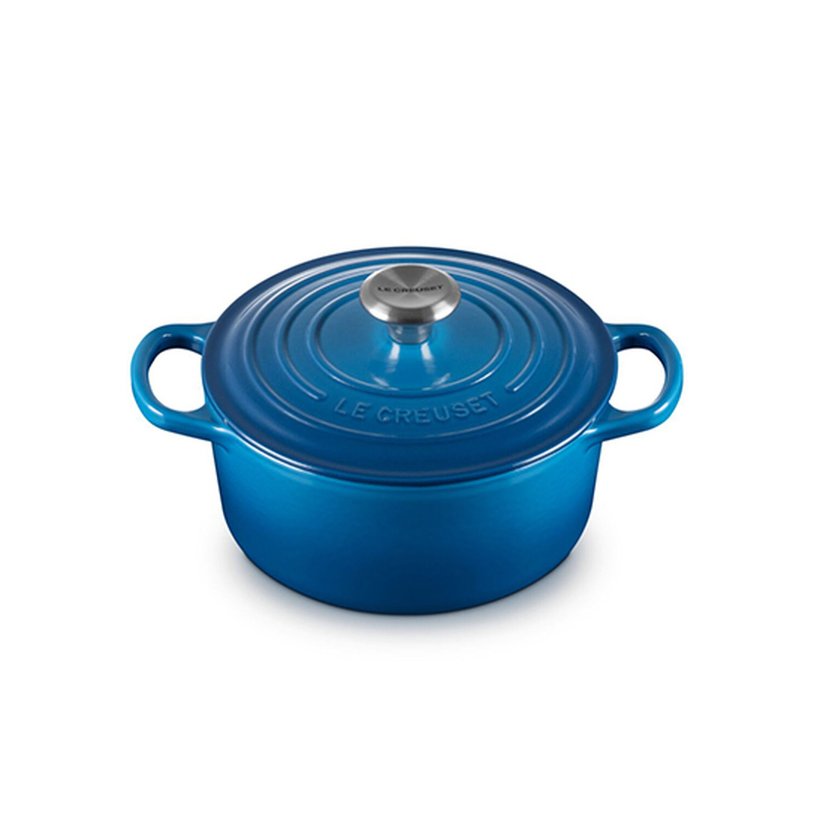 Le Creuset Signature Enameled Cast Iron Round Dutch Oven with Lid, 2 quarts, Marseille
