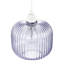 18 cm H Round Glass Pendant Shade ( No Direct Attachment Method ) in Purple