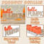 Décorations de l'Action de grâce pour la maison, décorations d'automne, 2 blocs de citrouilles en bois pour le décor de l'Action de grâce