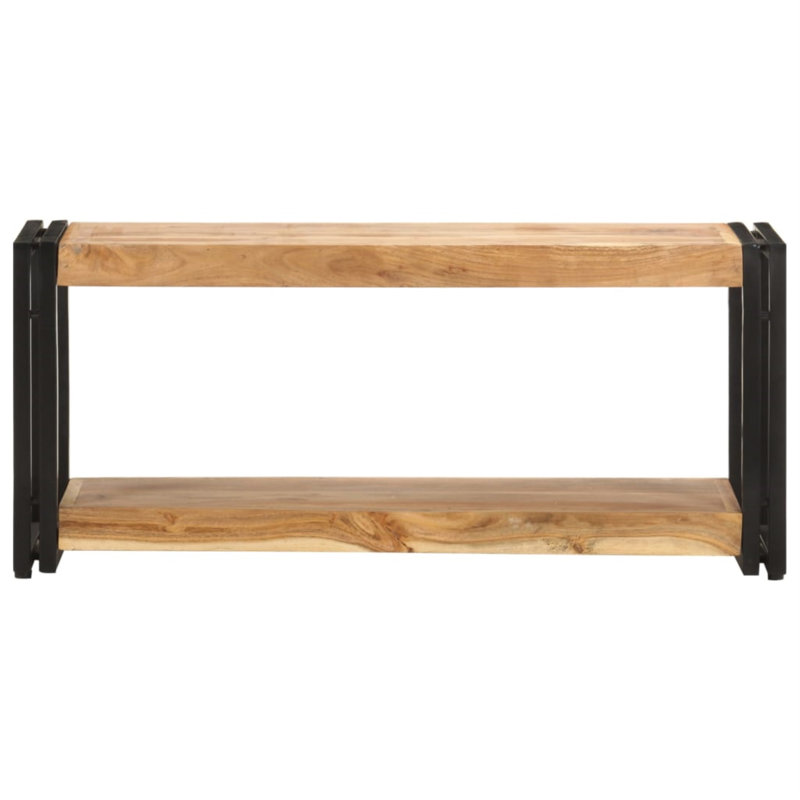 Meuble télé vidaXL, Natural, solid acacia wood, 35.4"