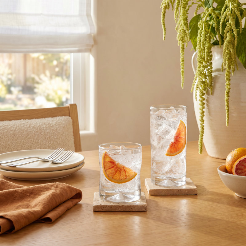 Libbey Impressions 16-Piece Tumbler and Rocks Glass Set